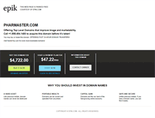 Tablet Screenshot of pharmaster.com